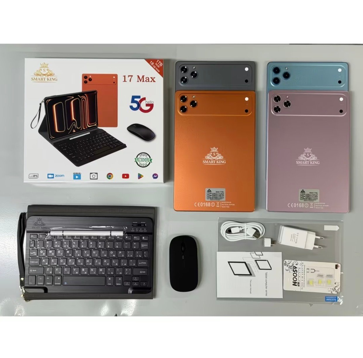 I17 tablet with keyboard and accessories