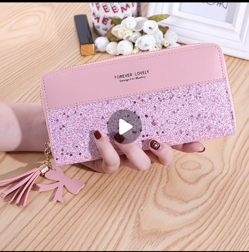Long zipper wallet