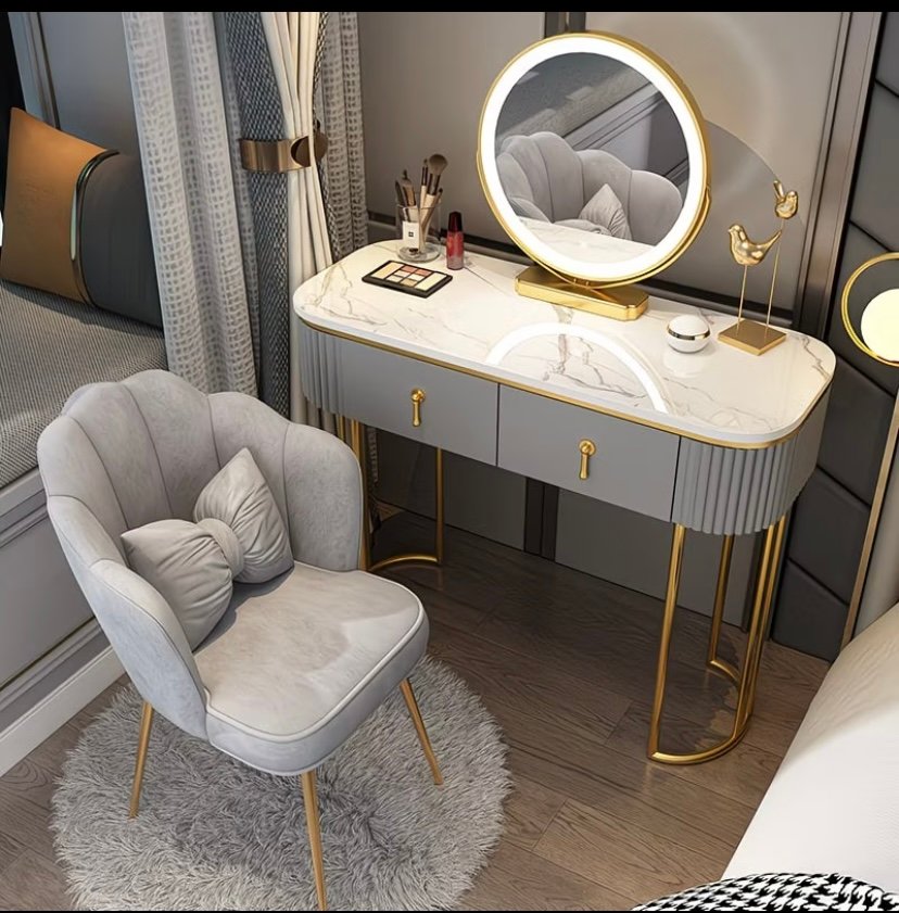 Small space vanity desk