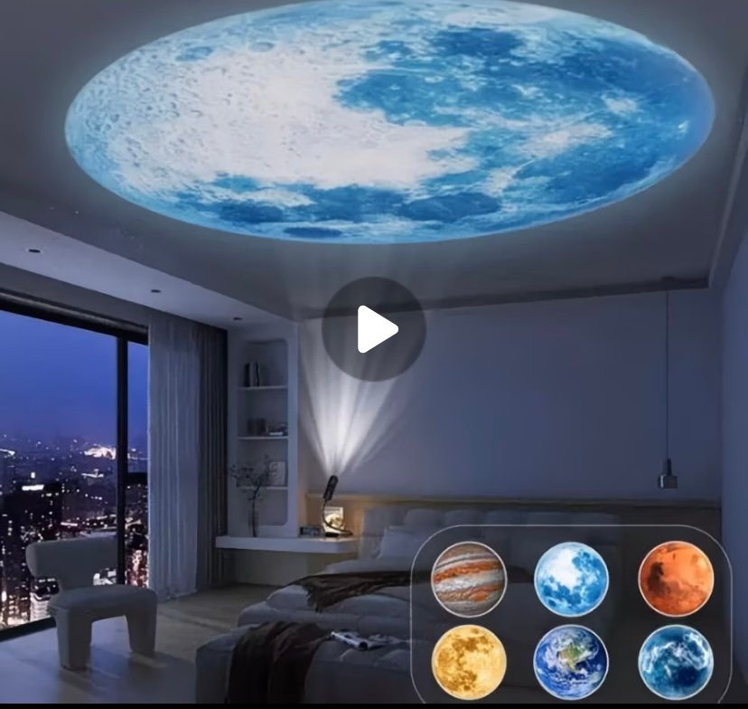 Moon projector lamp