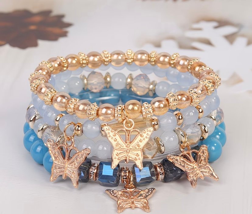 Crystal butterfly Bracelet