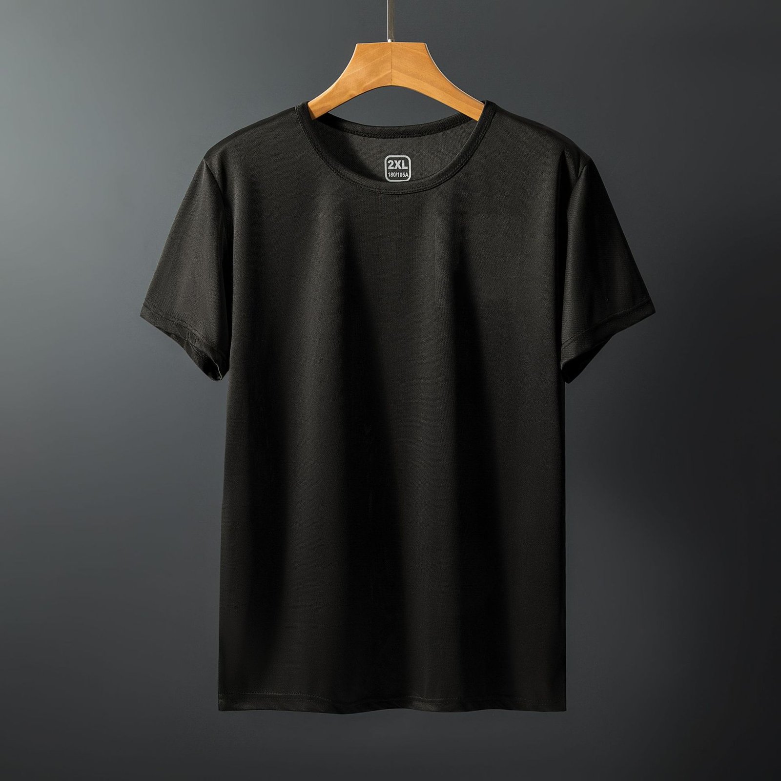 Men's Quick-Dry Ice Silk T-Shirt - Breathable Short Sleeve Round Neck Tee