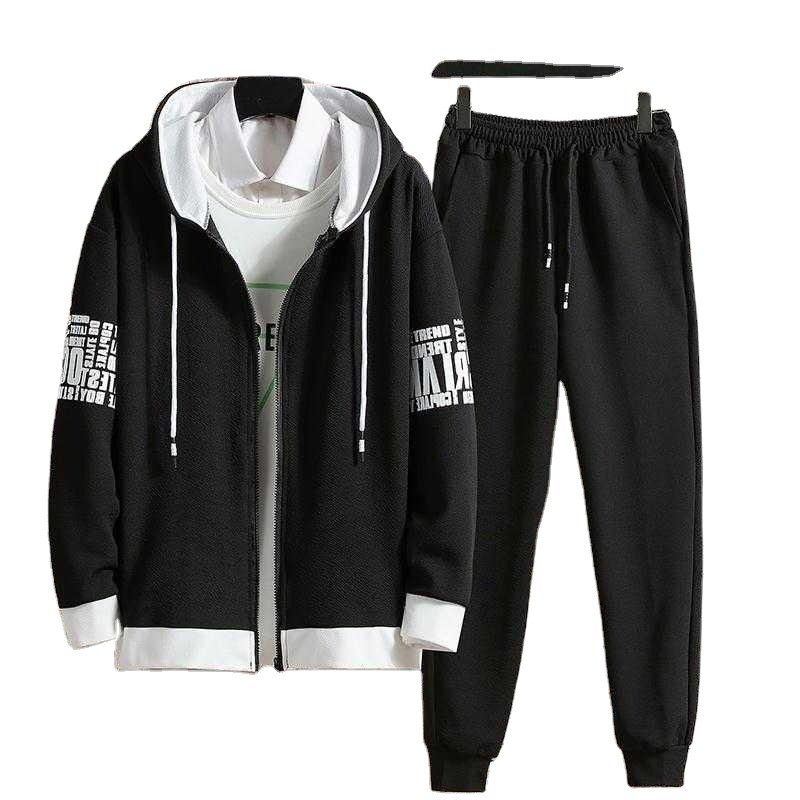 Men's 2-Piece Tracksuit Set - Zip Hoodie & Jogger Pants Sweatsuit