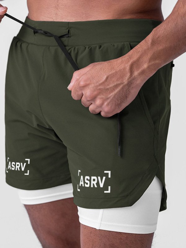 Men's 2-in-1 Quick Dry Training Shorts