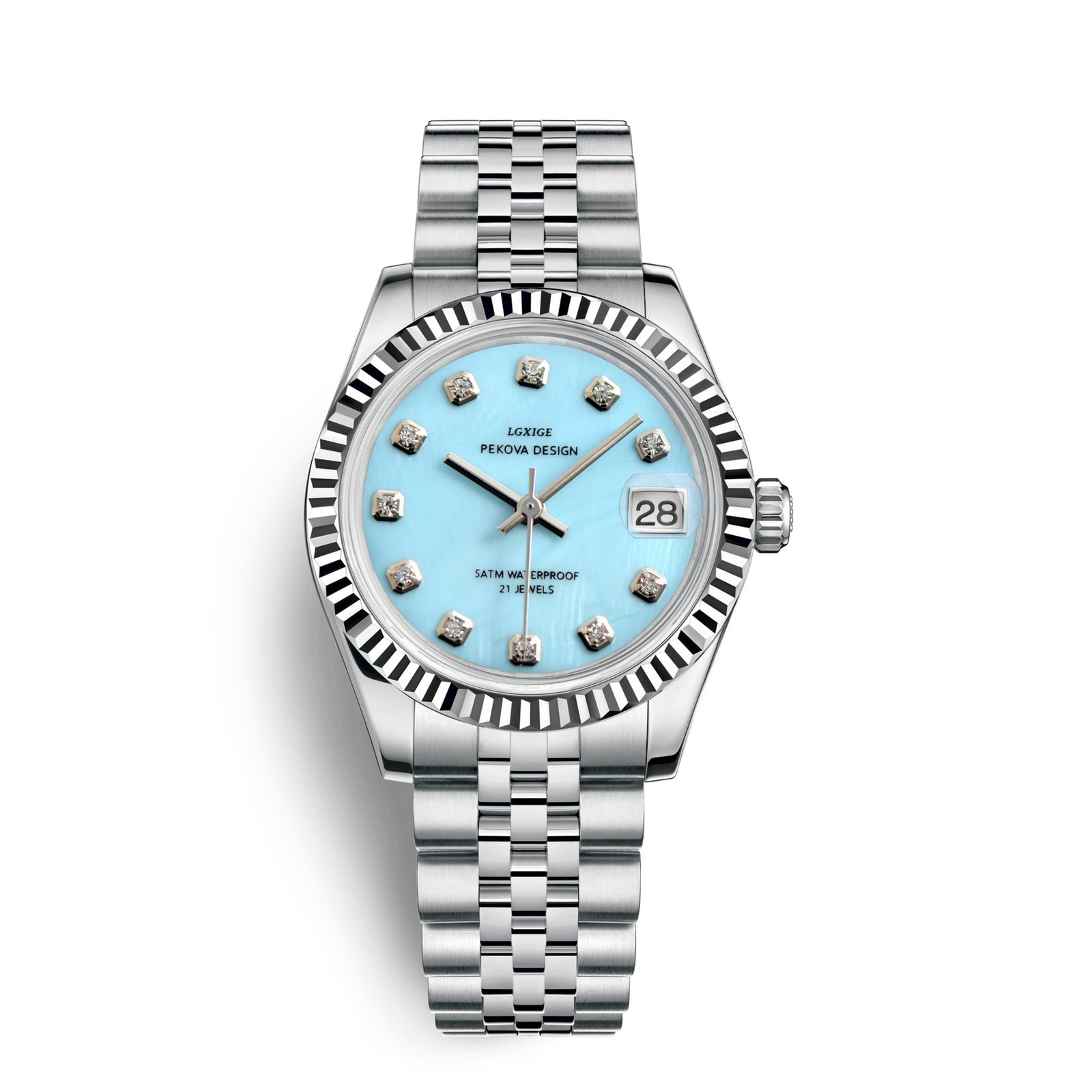 Women's Classic Quartz Watch - Leather Strap, Waterproof