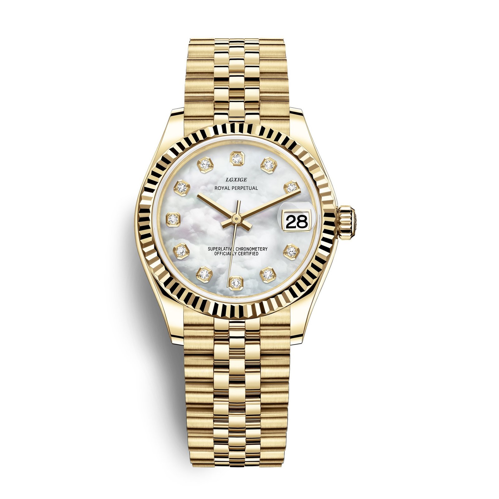 Women's Classic Quartz Watch - Leather Strap, Waterproof