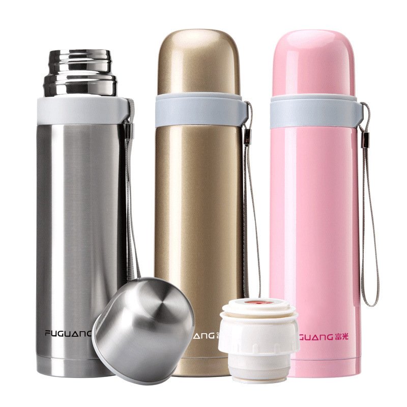 Fuguang 304 Stainless Steel Thermos Flask - 500ml, 12-24h Heat