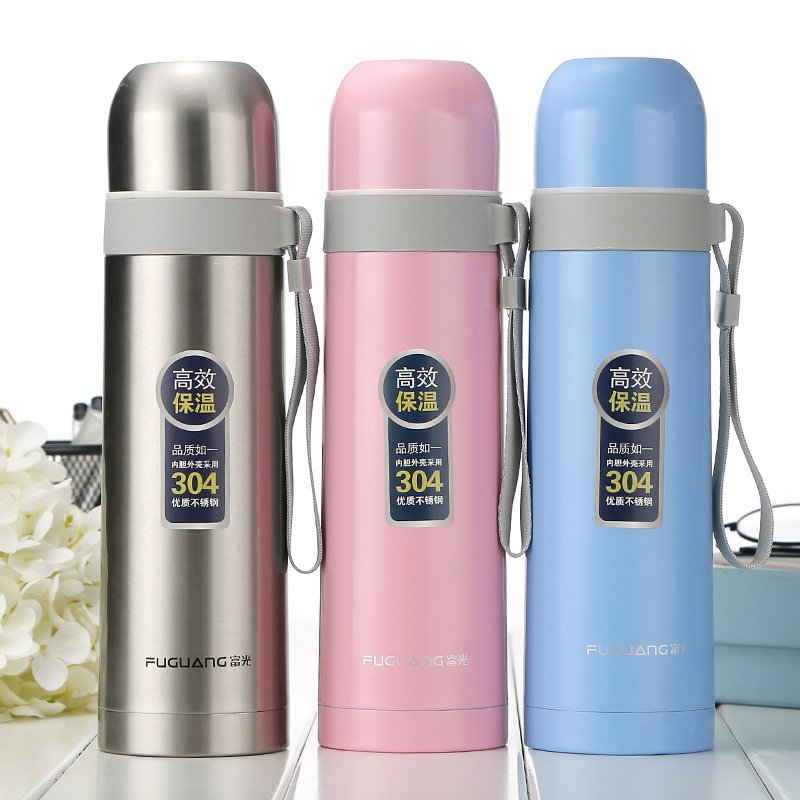 Fuguang 304 Stainless Steel Thermos Flask - 500ml, 12-24h Heat