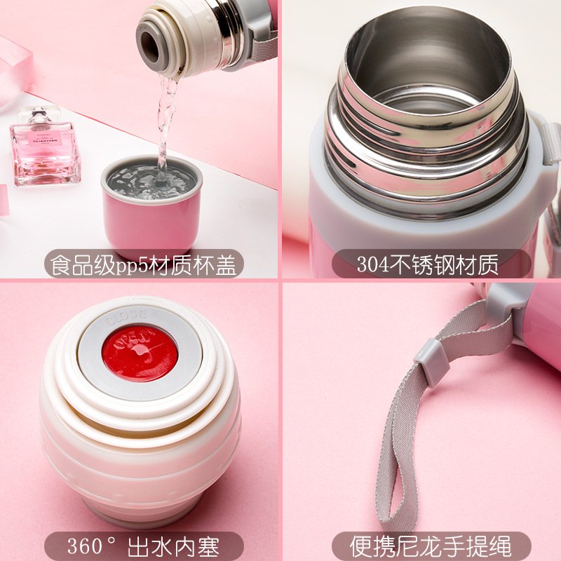 Fuguang 304 Stainless Steel Thermos Flask - 500ml, 12-24h Heat