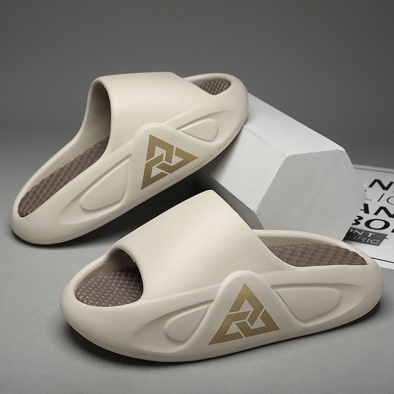Men's Thick-Soled EVA Slide Sandals - Anti-Slip, Outdoor