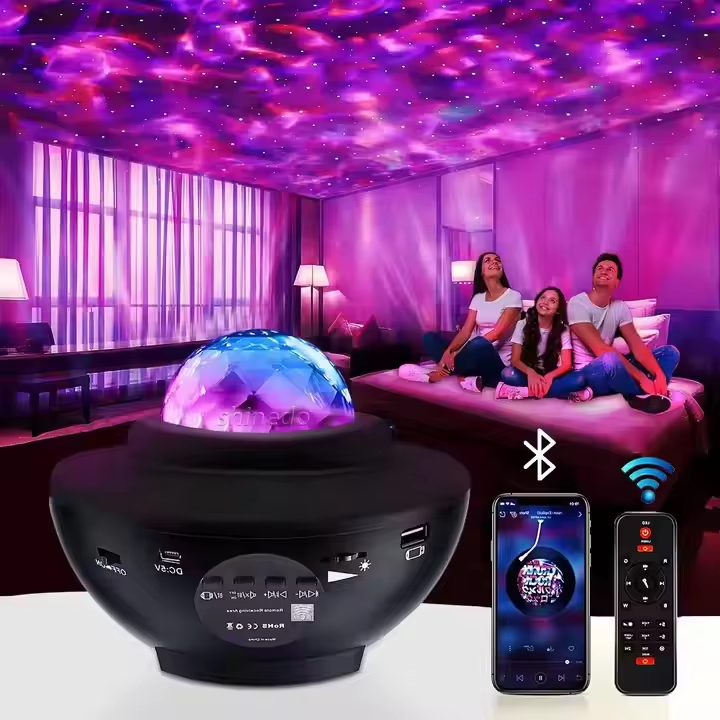 Galaxy Star Projector with Bluetooth Speaker - Remote Control Night Light