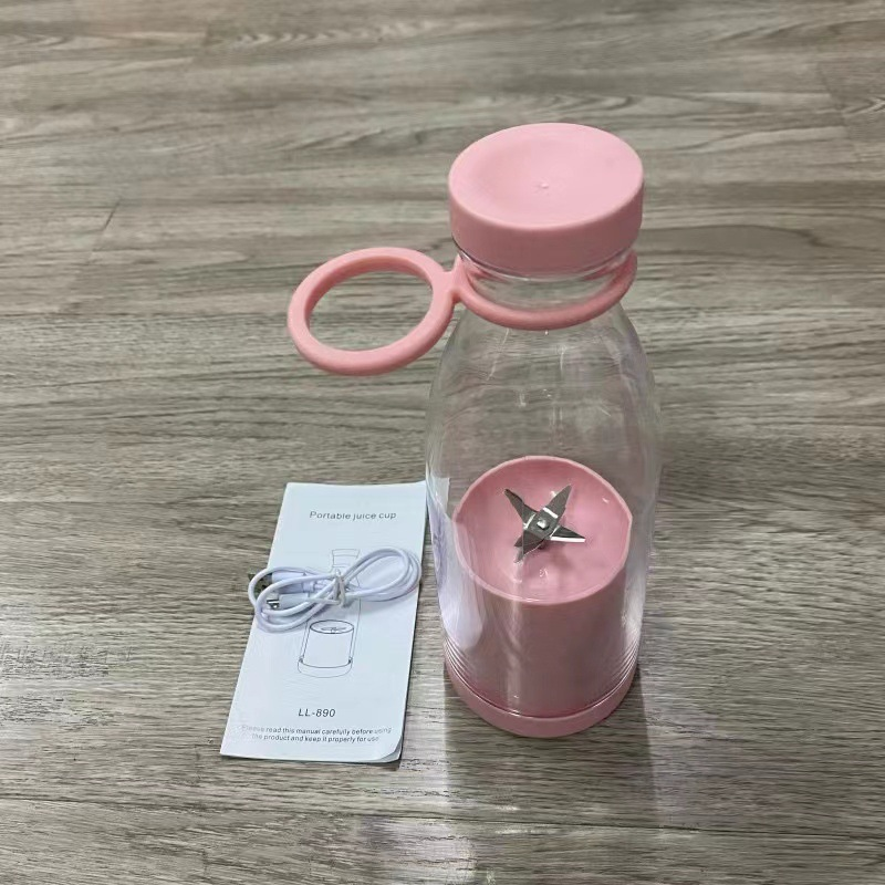 420ML Portable Rechargeable Juicer Blender Cup - USB Electric Smoothie Maker