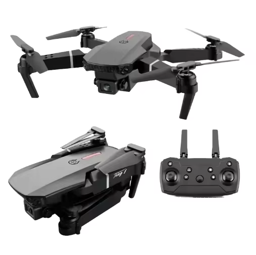 E88 Pro Drone with Dual 4K Camera - Foldable RC Quadcopter