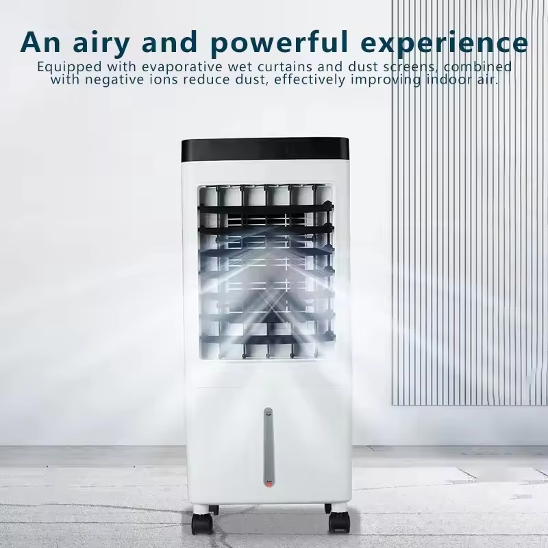 Mobile Evaporative Air Cooler - 12L Tank, 3-Speed Fan with Remote & Timer