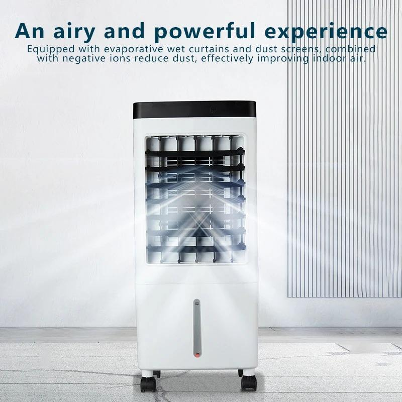Mobile Evaporative Air Cooler - 12L Tank, 3-Speed Fan with Remote & Timer