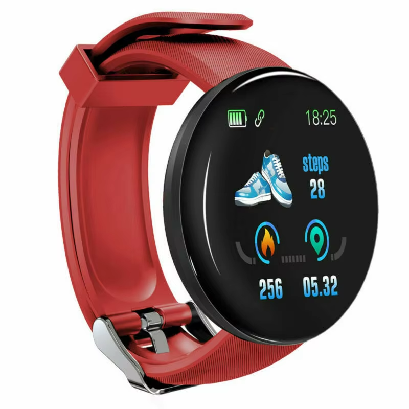 D18 Waterproof Bluetooth Smart Watch - Heart Rate & Sleep Tracking