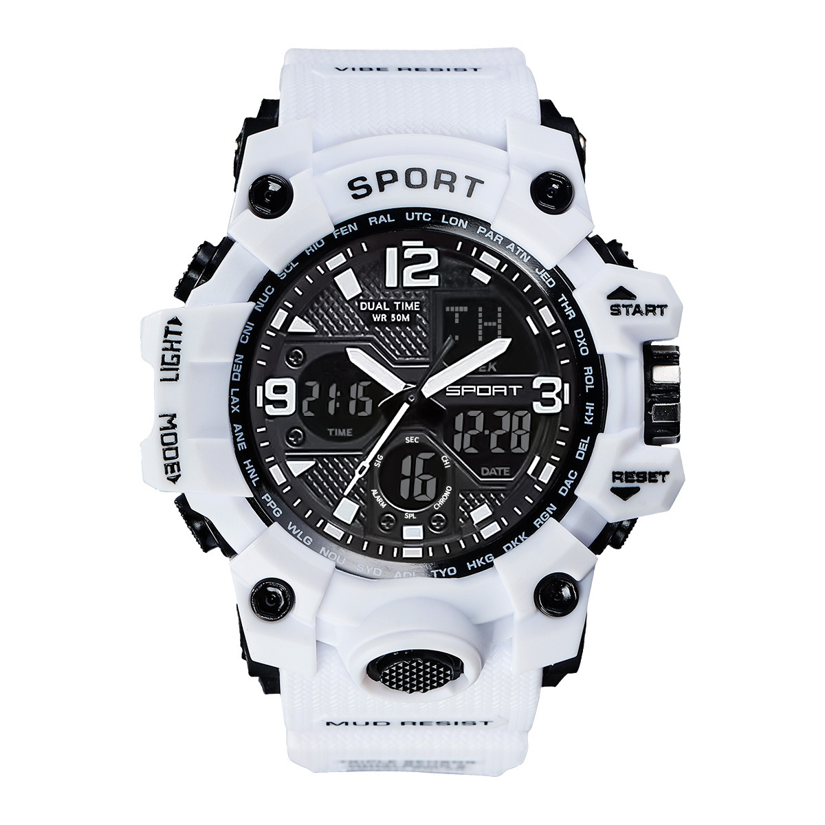Men's Luxury Alloy Case Sports Smart Watch - Waterproof Fitness