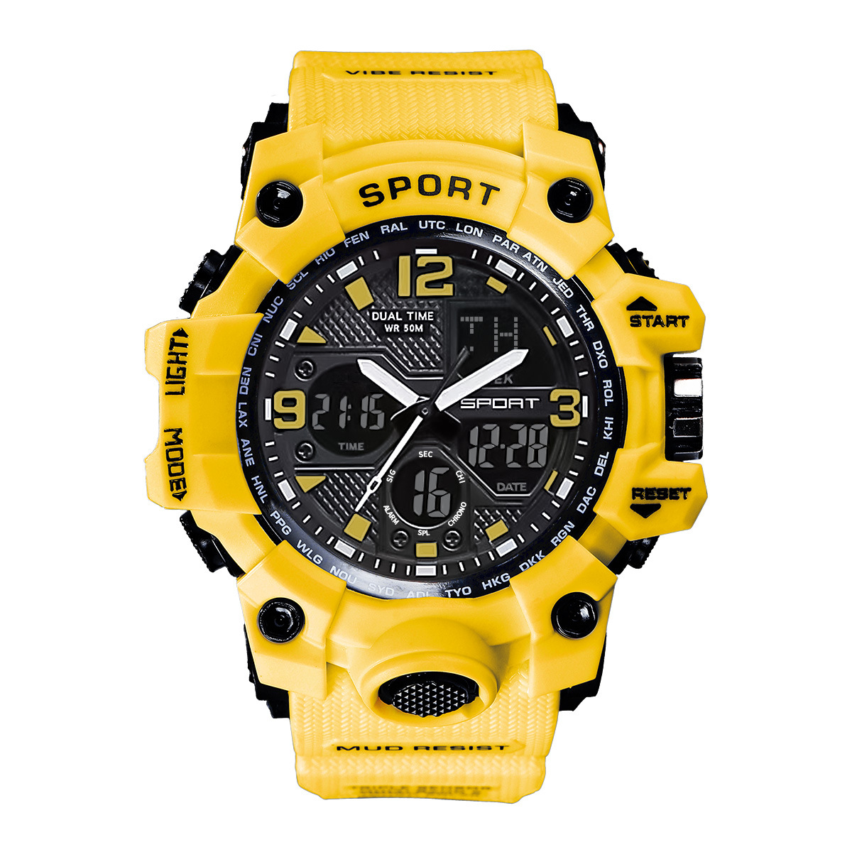 Men's Luxury Alloy Case Sports Smart Watch - Waterproof Fitness