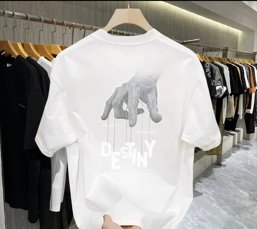 Fashionable Design Shirt sleeve round neck for men